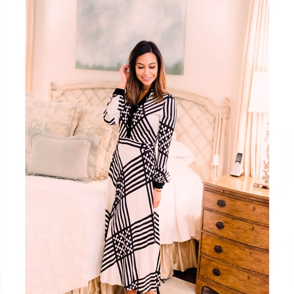 Tory Burch Anja Dress size medium rare geo